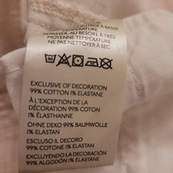 Anthropologie High Waist Cropped Printed Jeans - Picture 8 of 8